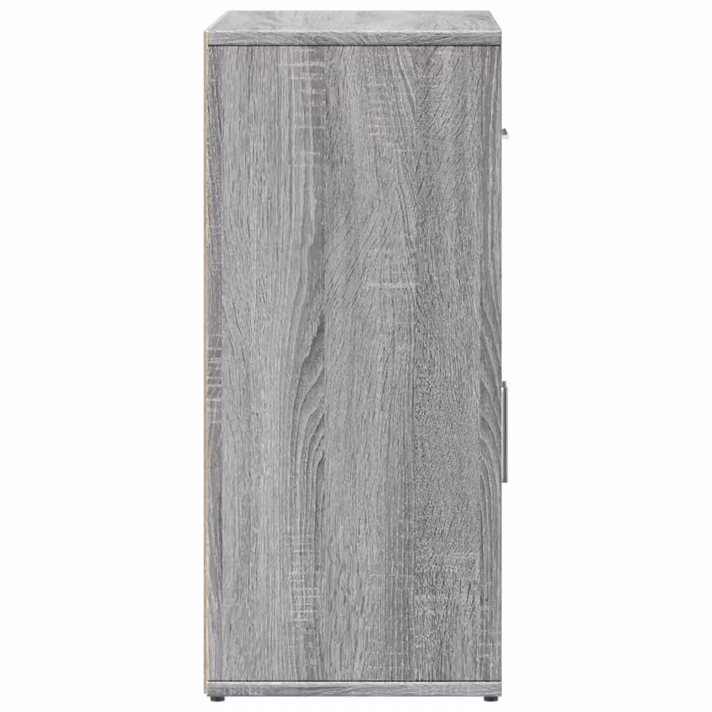 Berkfield Home Set of 2 Grey Sonoma Sideboards in Engineered Wood, W/D/H: 60 x 31 x 70 cm – 2