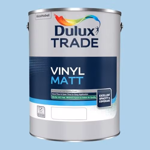 Dulux Trade Vinyl Matt Dispersion Paint in First Dawn, 5 l
