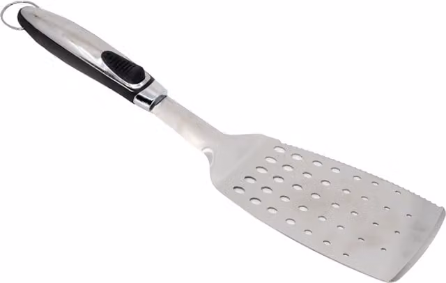 Texas Club Stainless Steel Rectangular Grill Spatula in Silver