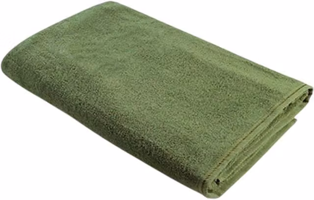 ARTG Green Bordered Cotton Terrycloth Bath Towel