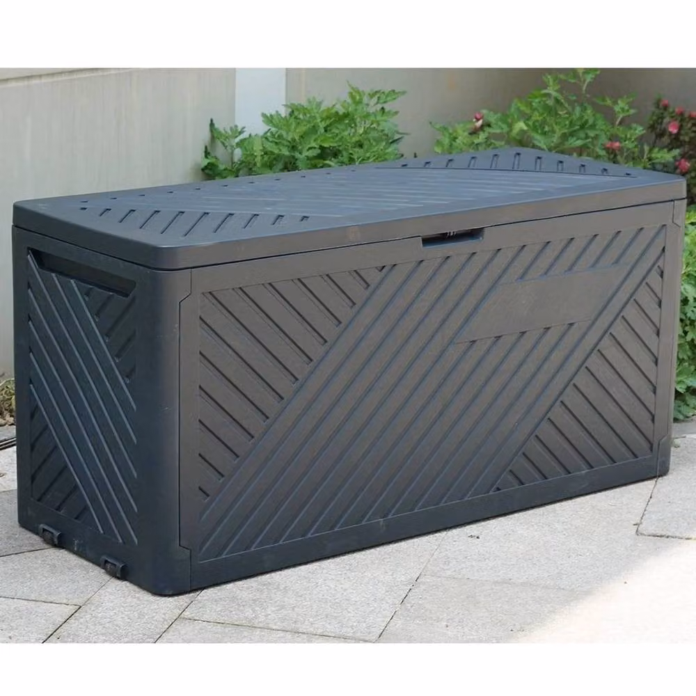 FORGEVIO Anthracite Grey Plastic Garden Storage Box – 2