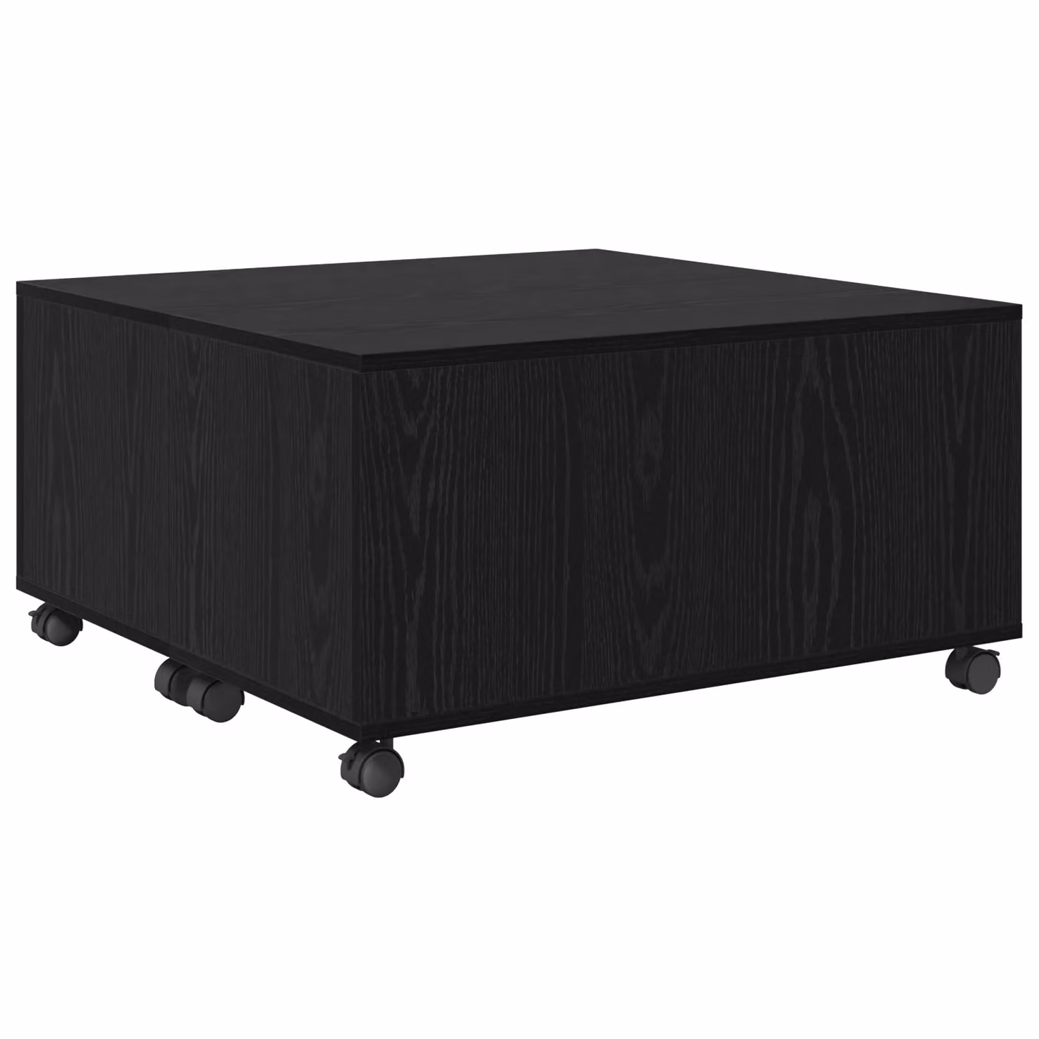 Berkfield Home Black Oak Coffee Table, W/D/H: 75 x 75 x 38 cm – 2