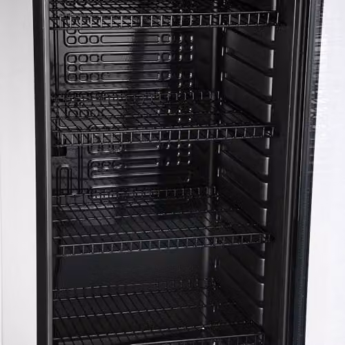 Subcold MAXI250LED Tall Drinks Fridge with Glass Door, 237L Capacity, Lockable and Reversible, Black or Silver – 5