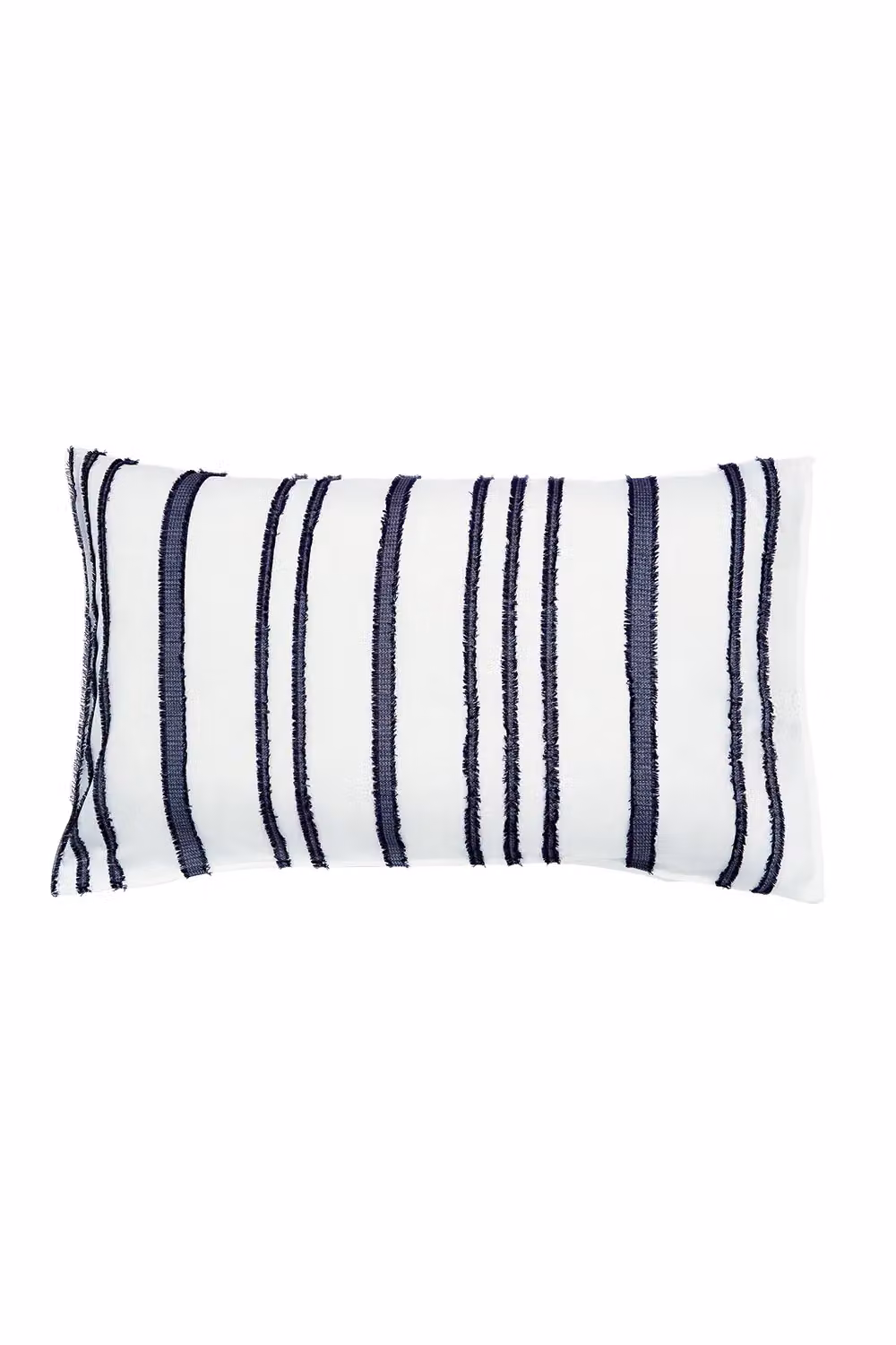 Helena Springfield Clipped Stripe Jacquard Duvet Cover and Pillowcase Set in Blue and White, W/D/H: 180 x 200 cm – 2