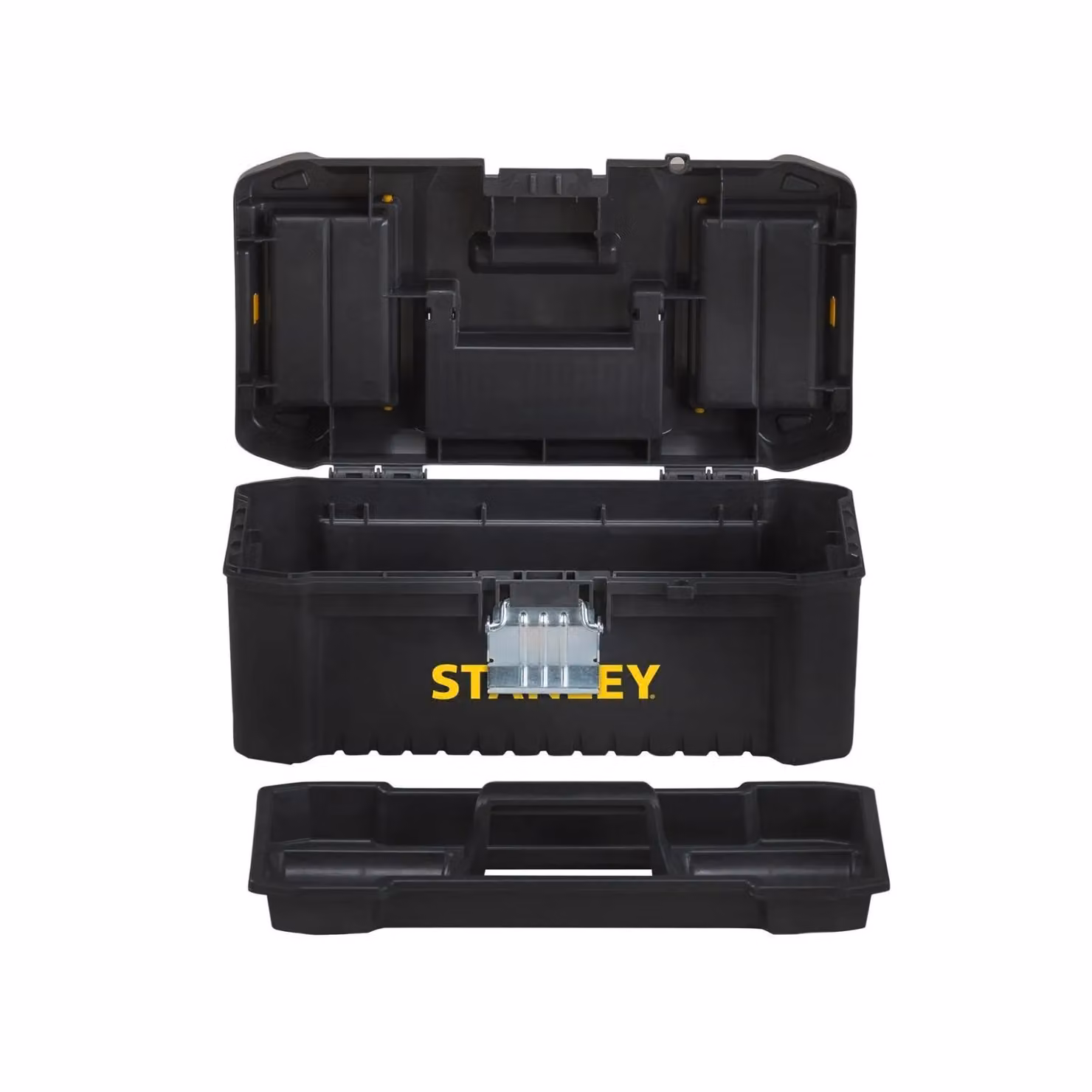 Stanley Basic Toolbox with Organiser Top in Black and Multicolour – 3