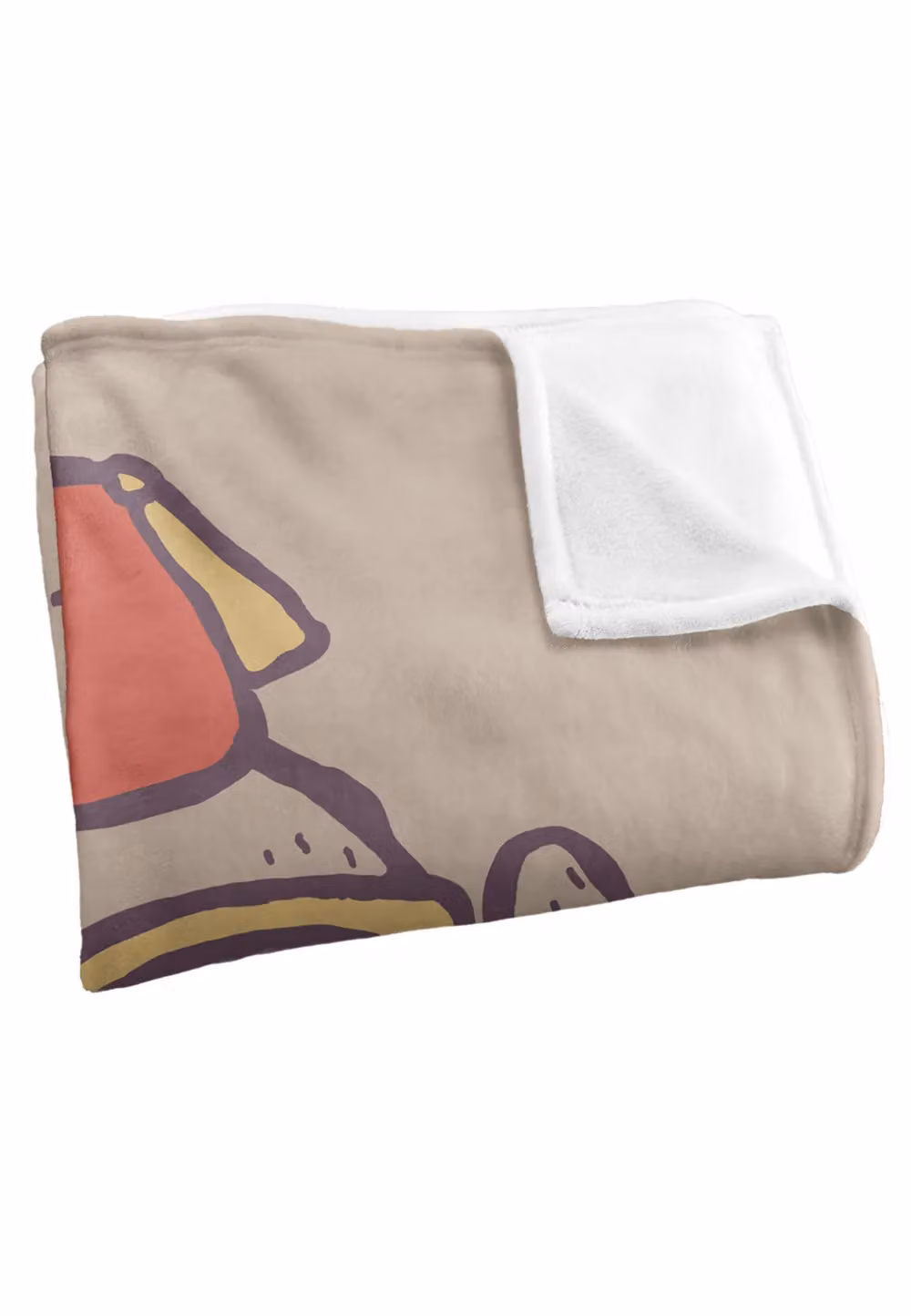 Warner Brothers Friends The Turkey Love Super Soft Silky Touch Throw Blanket in White and Multicolour, W: 152 cm, D: 127 cm – 2