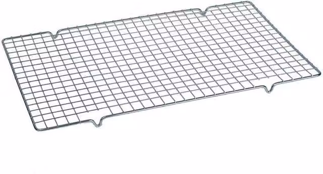 dexam Rectangular Stainless Steel Cooling Rack for Baking in Silver