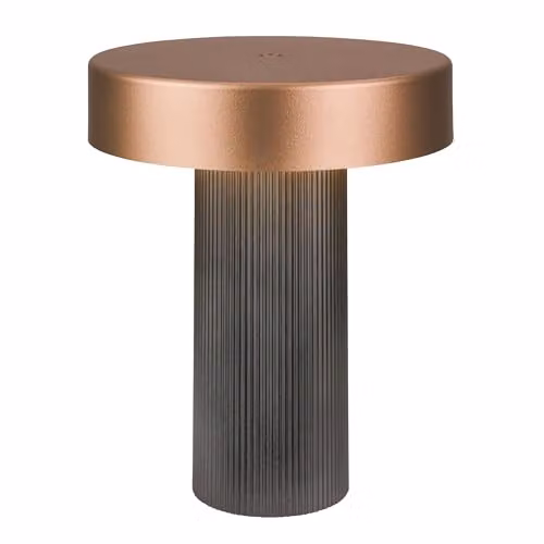 BRILONER Rechargeable Dimmable LED Table Lamp in Beige and Anthracite Bronze, W/D/H: 16 x 20 x 16 cm – 6