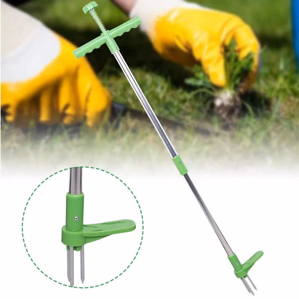 SPETLEK 3-Claw Garden Weeding Puller Tool in Silver and Green, 100g – 2