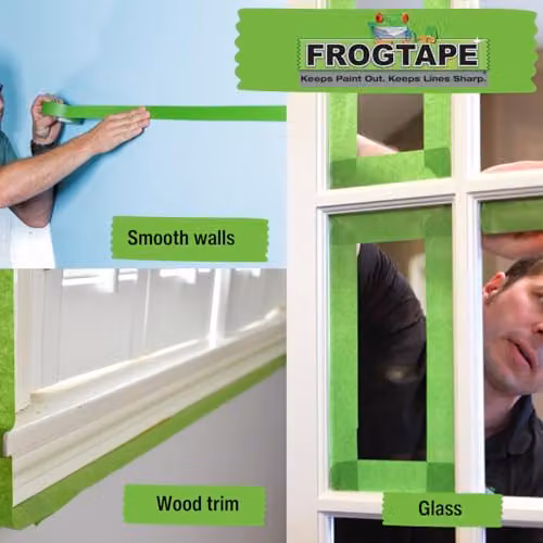 FrogTape Multi Surface Masking Tape, Green, W: 24 mm, L: 41.1 m – 5