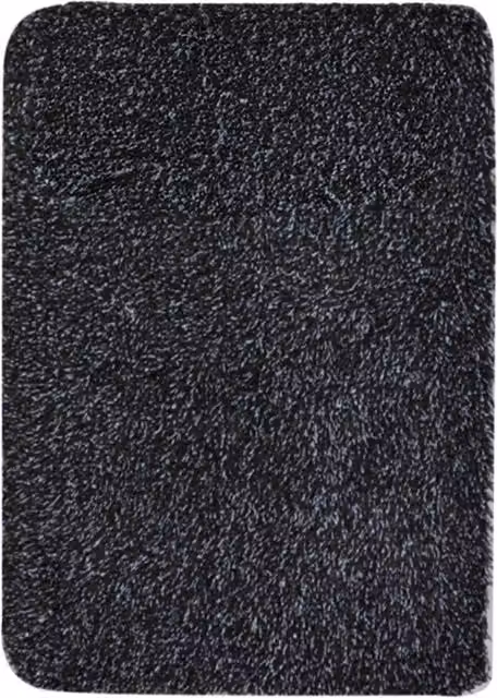 Groundsman Magic Non-Slip Rectangular Door Mat in Dark Grey Polypropylene