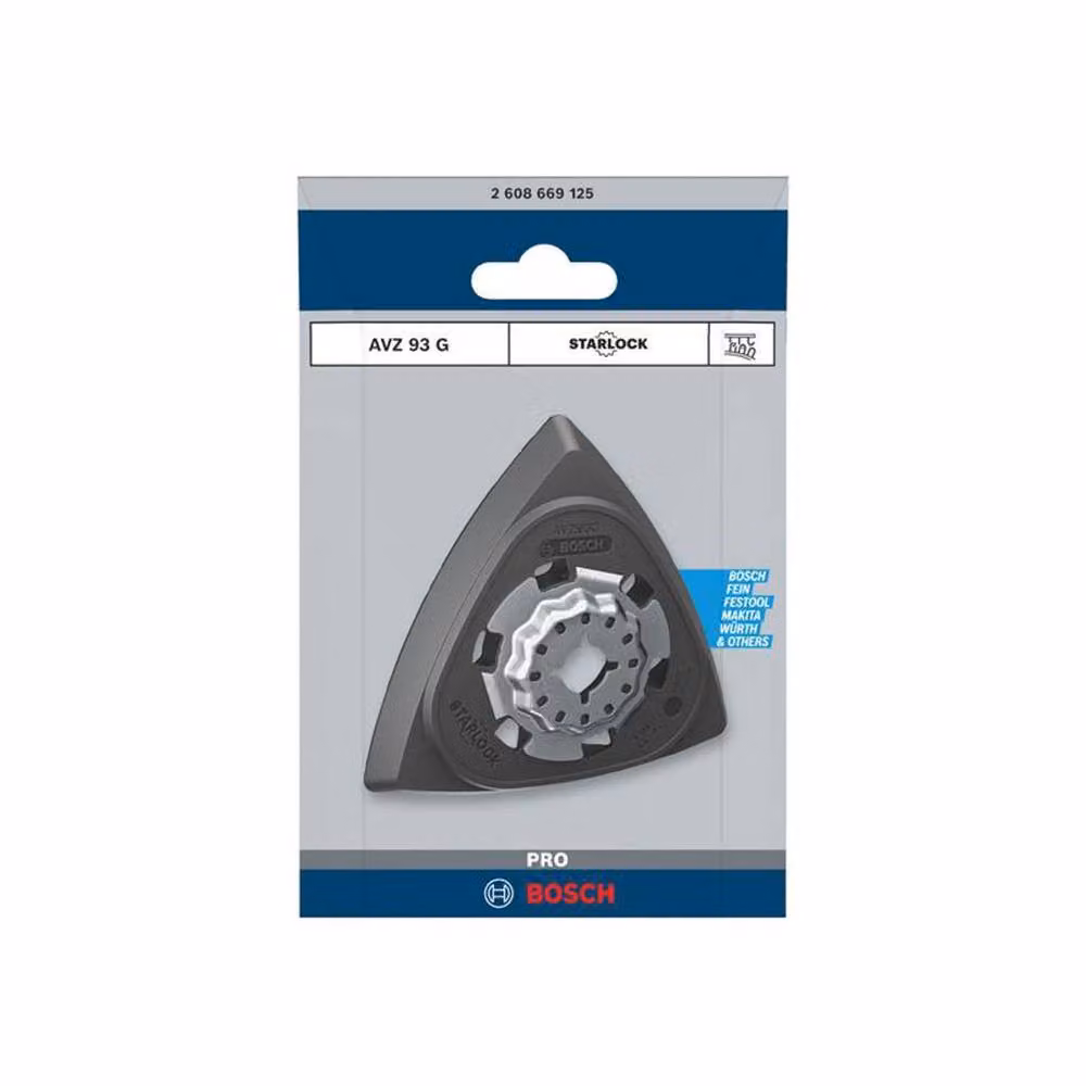 Bosch Pro Avz 93 G Sanding Plate, 93mm, Black – 2