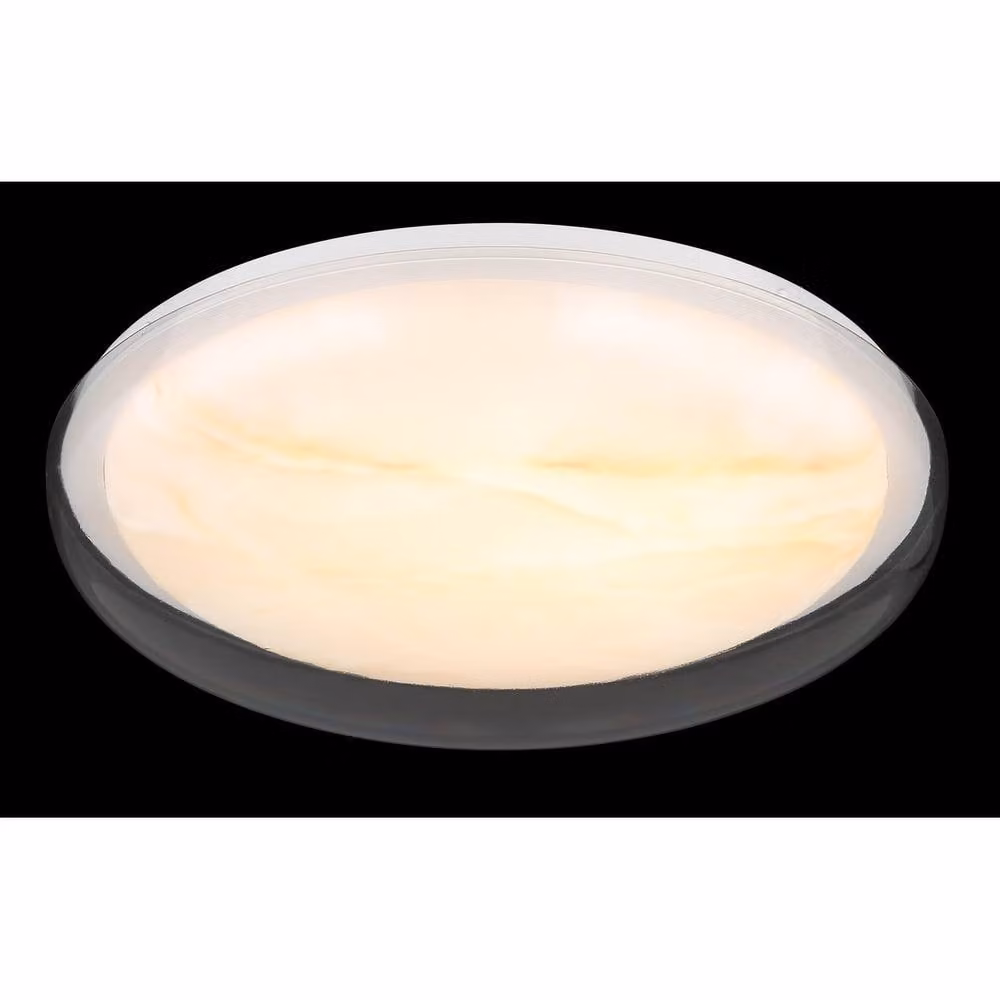 Netlighting Tyrone Integrated LED Semi Flush Ceiling Light, White – 2