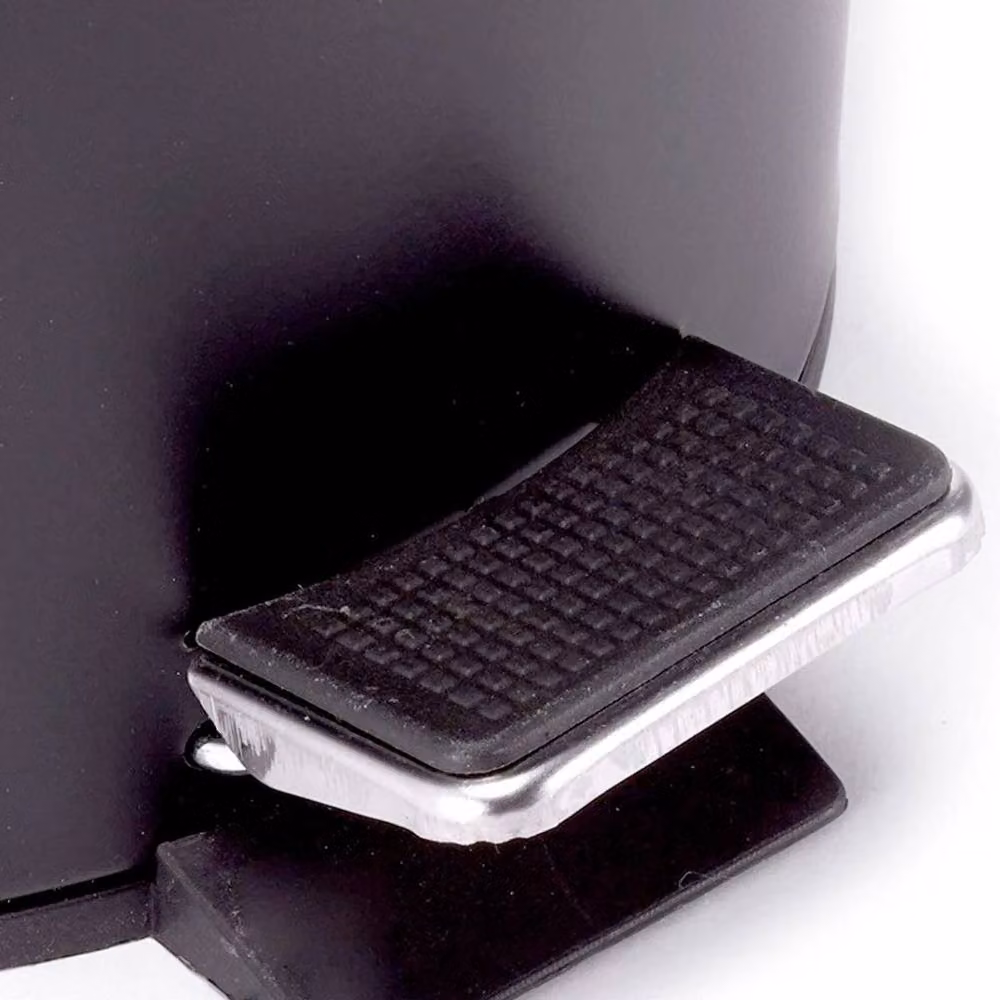 EONLION Black 3L Stainless Steel Pedal Bin – 3