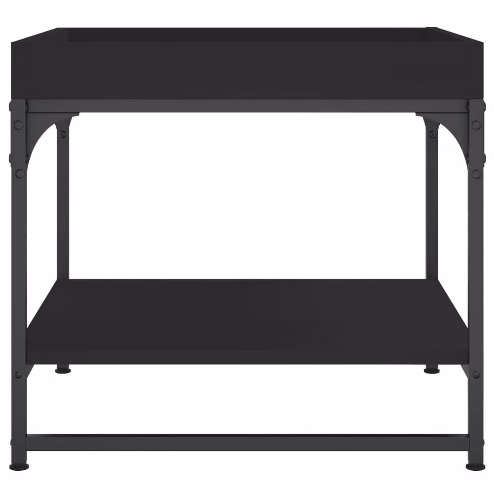Berkfield Home Black Decorative Coffee Table, W/D/H: 49.5 x 49.5 x 45 cm – 4
