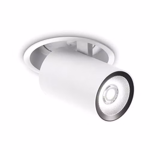 Netlighting Ideal Lux Nova 12W Integrated LED Recessed Downlight, White, 3000K Warm White