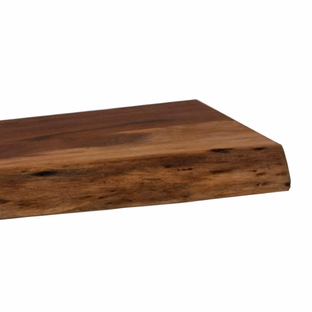Lemon Pavilion Furniture and Decor Acacia Live Edge Chopping Board, Brown, W: 50 cm, L: 30 cm, H: 6 cm – 2