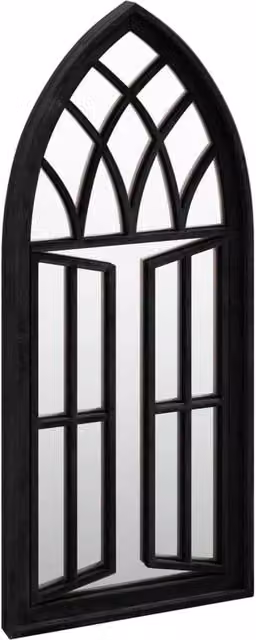 Berkfield Home Rectangular Tabletop Mirror in Black Metal and Glass, W: 70 cm, H: 30 cm, D: 30 cm – 1