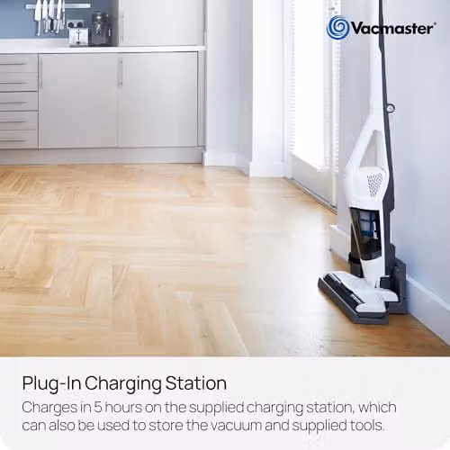 Vacmaster Joey Compact Cordless 2-in-1 Stick and Handheld Vacuum Cleaner, White – 3