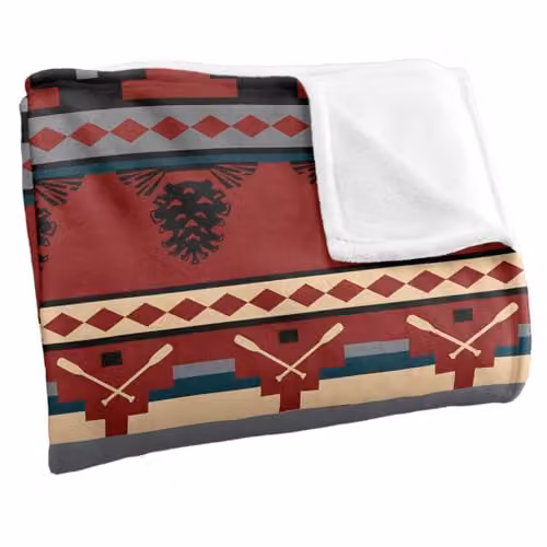 JQ Licensing Southwest Lodge Bear Silky Touch Super Soft Fleece Throw Blanket, Multicolour, W/D/H: 91 x 147 cm – 2
