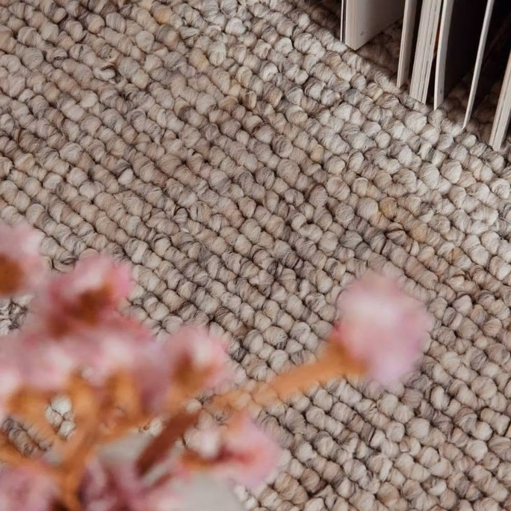 THE RUGS Rocco Plain Flatweave Washable Living Room Rug in Beige, W: 200 cm, D: 290 cm – 2