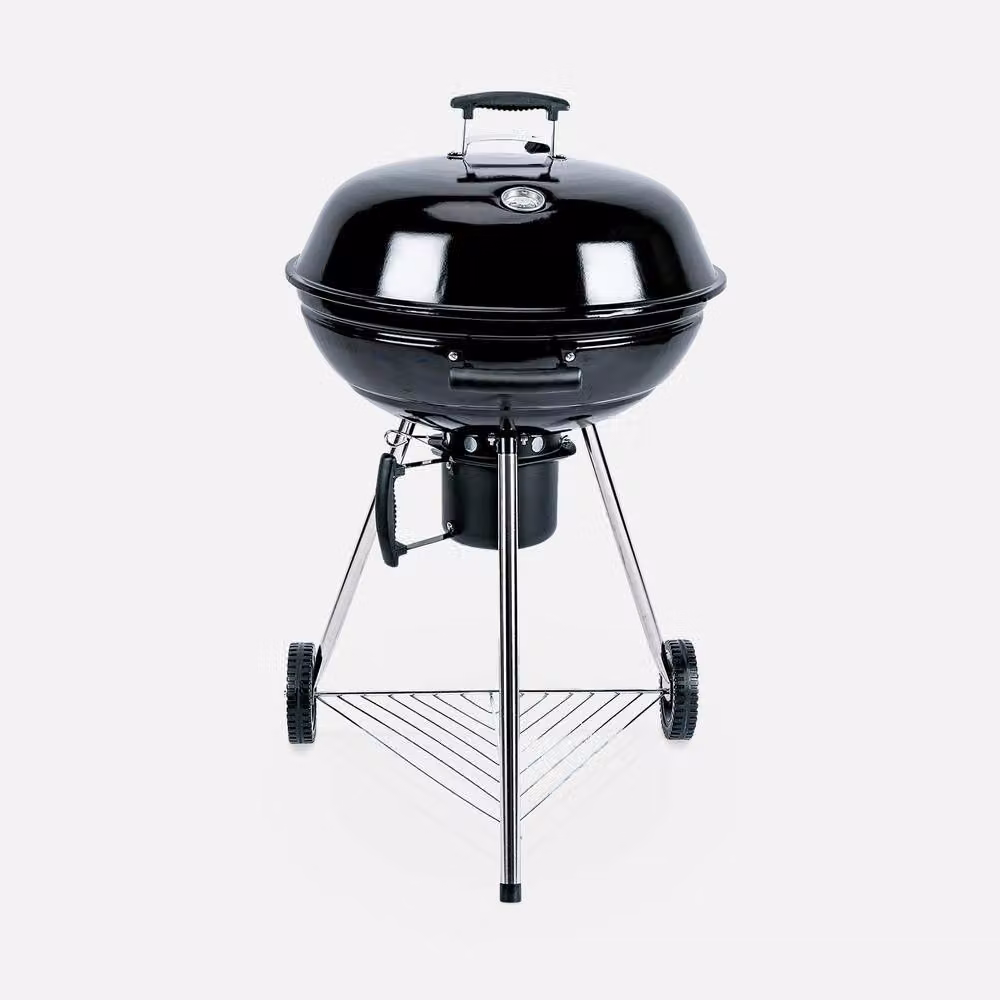 sweeek Charcoal Kettle Barbecue in Black with Thermometer – 2