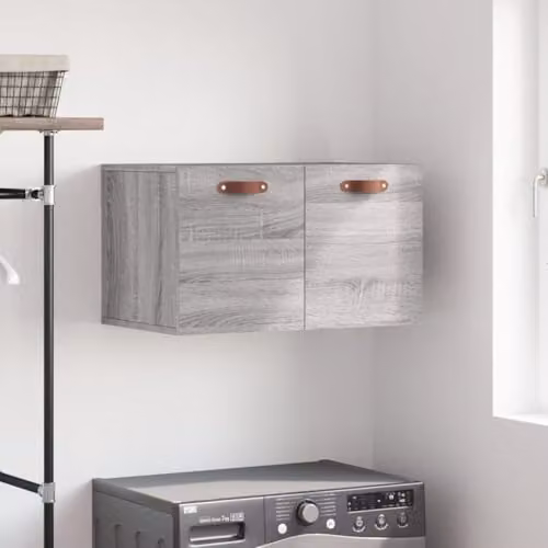 vidaXL Modern Wall Cabinet in Grey Sonoma, W/D/H: 60 x 36.5 x 35 cm – 2