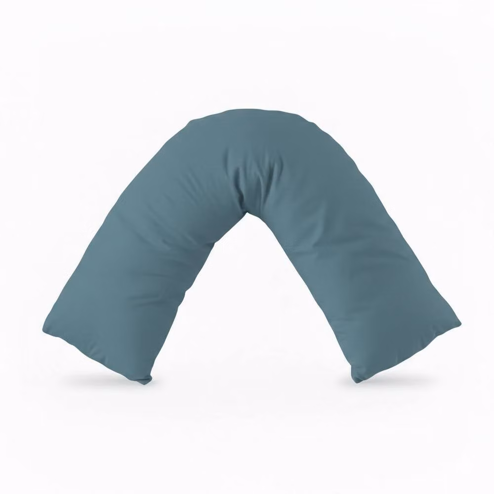 Snug City V Shape Maternity Pillowcase in Duck Egg Blue Polycotton – 2