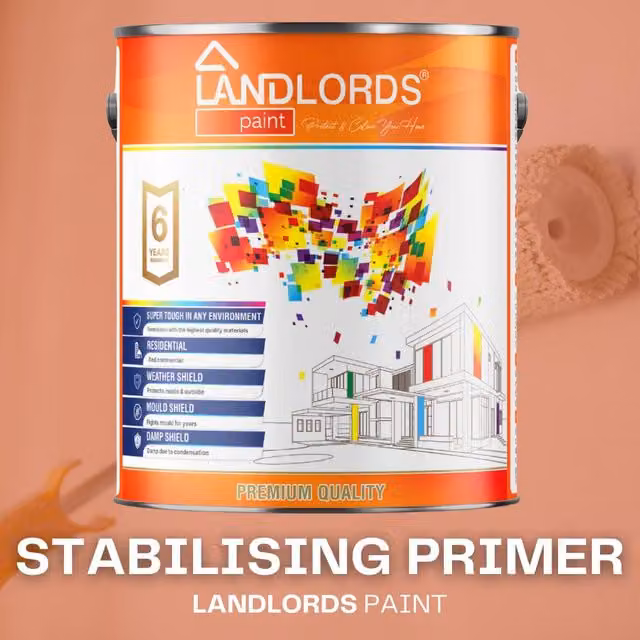 Landlords Paint Water Based Stabilising Bonding Primer, Clear, 20 l – 1