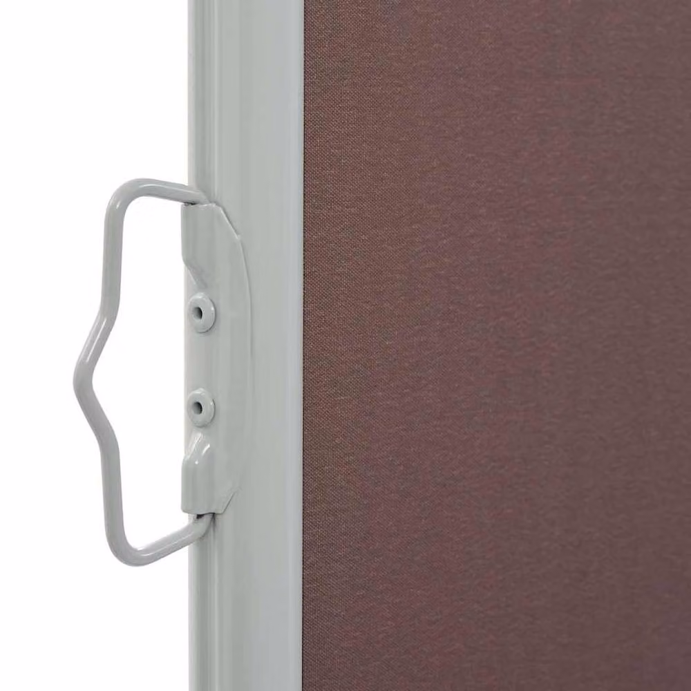 Berkfield Home Patio Retractable Side Awning in Brown, W/H: 300 x 100 cm – 4