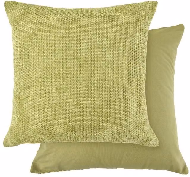 New Edge Blinds Pica Collection Cushion Cover in Green, W/D/H: 43 x 43 x 43 cm
