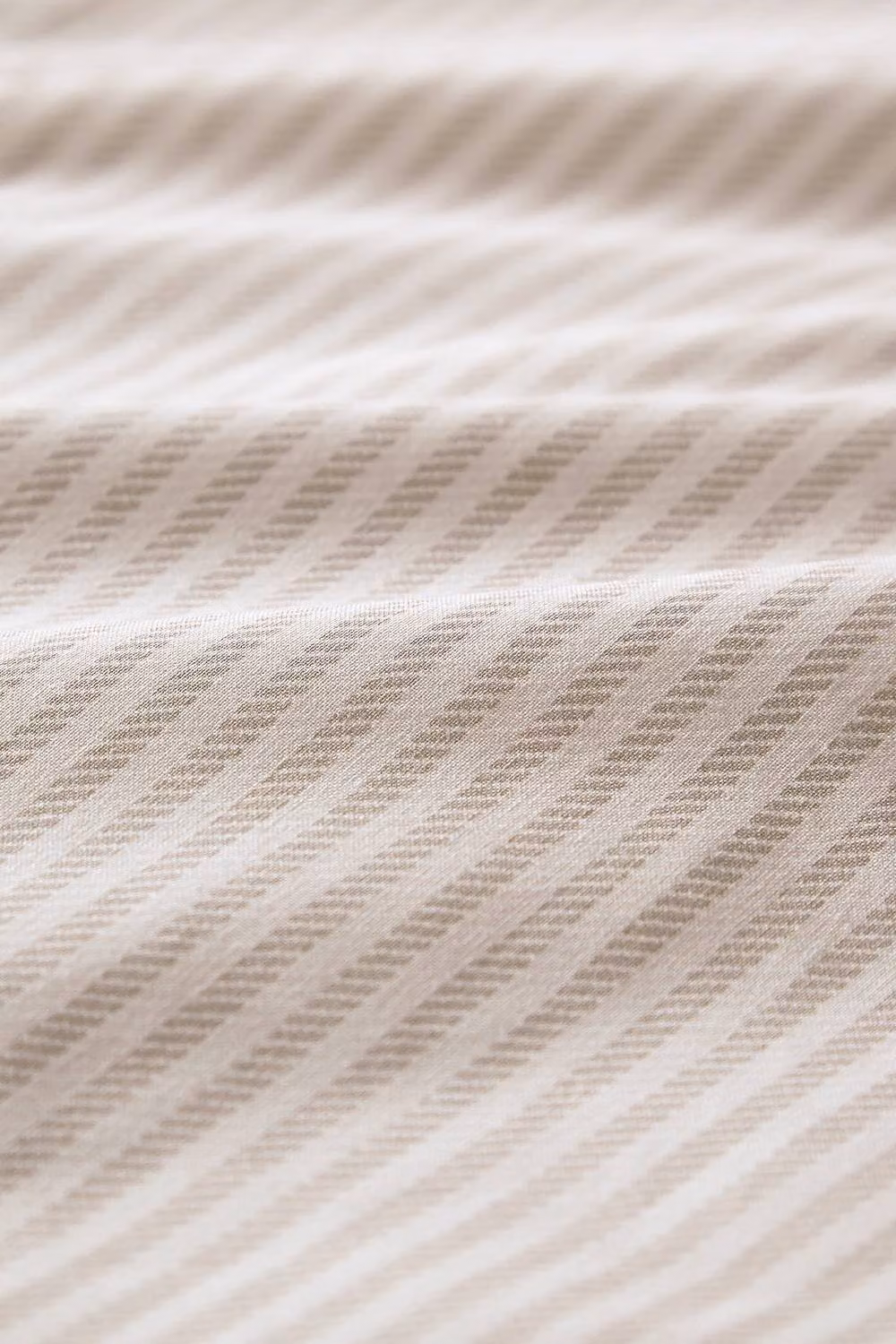 Helena Springfield Twill Stripe Duvet Cover and Pillowcase Set in Beige and White, W/D/H: 180 x 200 cm – 3