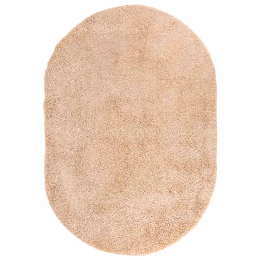 Berkfield Home NAVARRA Shaggy High Pile Rug, Beige, W: 300 cm, D: 200 cm – 1