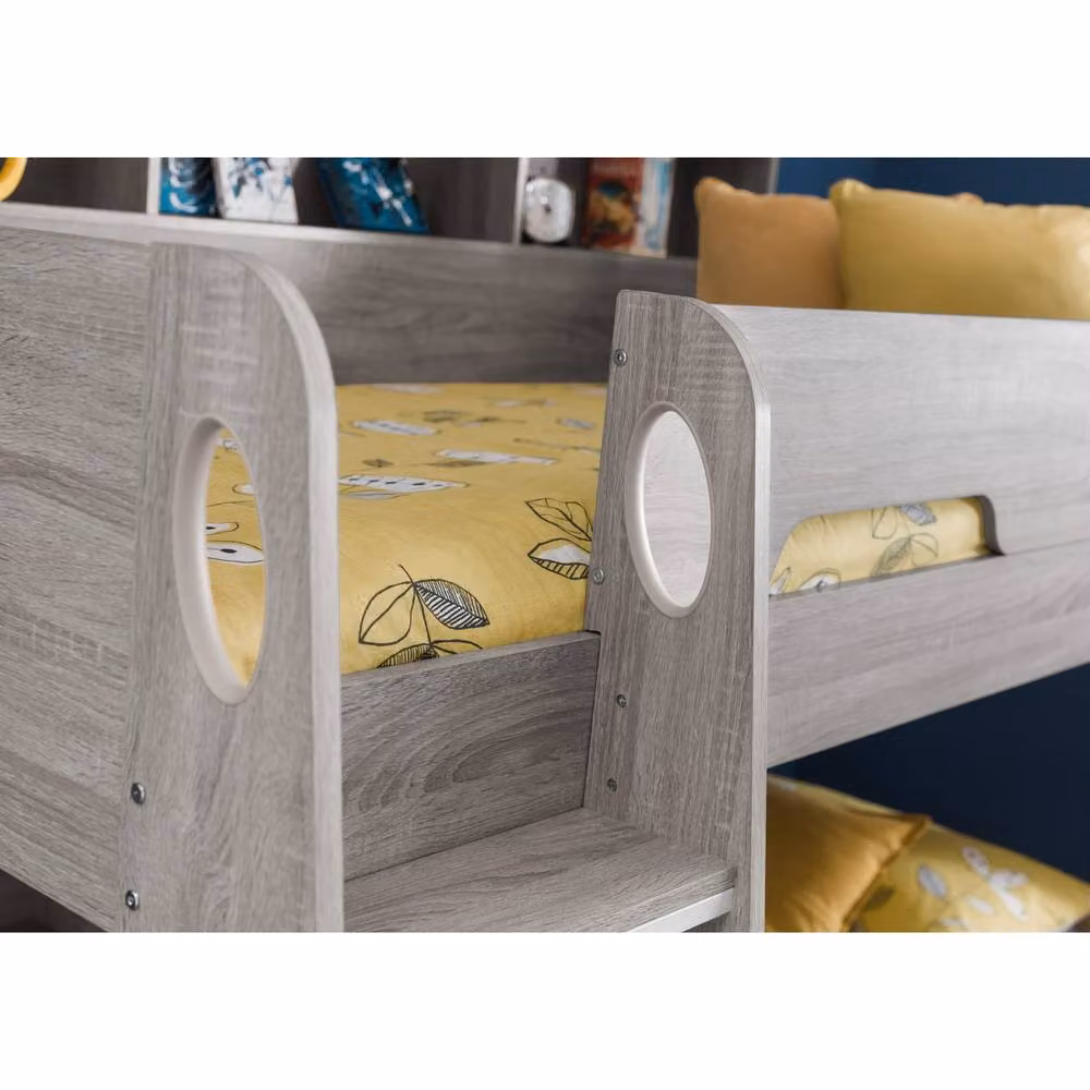 Cheshire Ironwood Grey Oak Single Bunkbed with Drawers W/D/H: 90 x 200 cm – 3