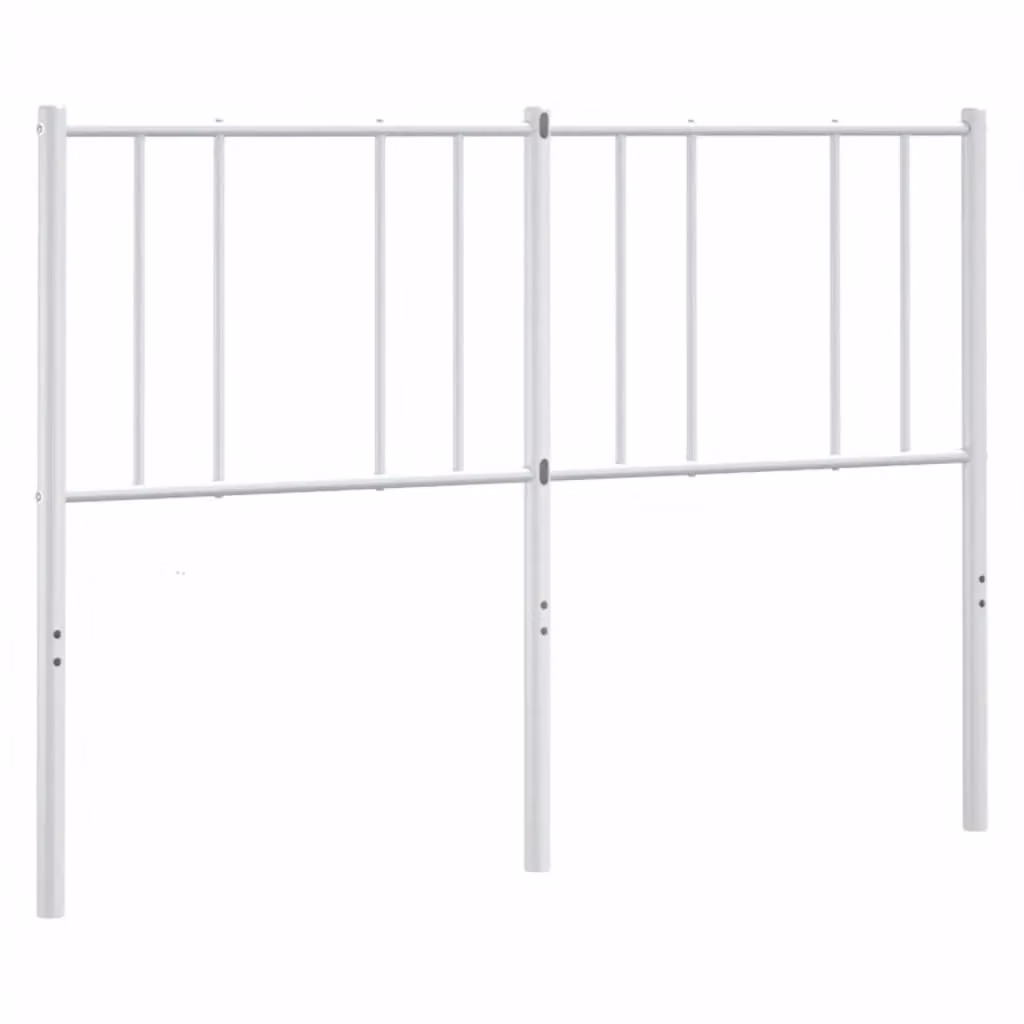 Berkfield Home Classic Metal Headboard in White, 160 cm – 2
