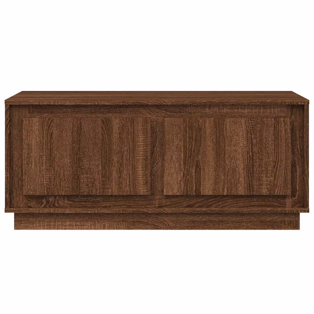 Berkfield Home Brown Oak Coffee Table, W: 102 cm, D: 50 cm, H: 44 cm – 3