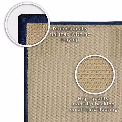 runrug Loop Pile Hallway Runner Rug in Grey, W/D/H: 80 x 210 x 0.54 cm – 3