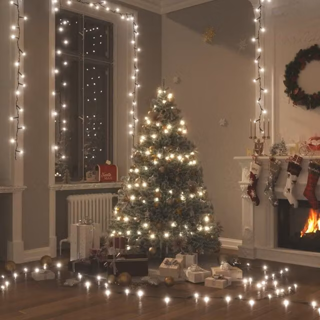 Berkfield Home LED String Light with 150 Cool White LEDs, 15 m, PVC – 1