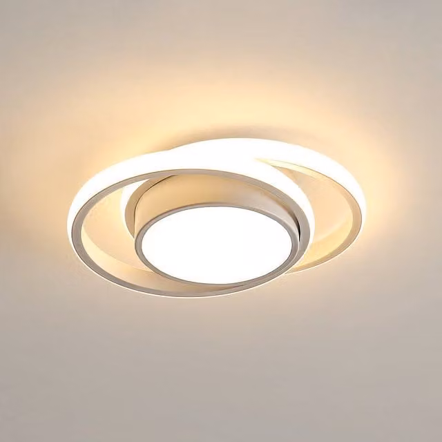 Pheashine Modern Round LED Ceiling Light, 32W, White, 3000K Warm White, Diameter: 27 cm – 1