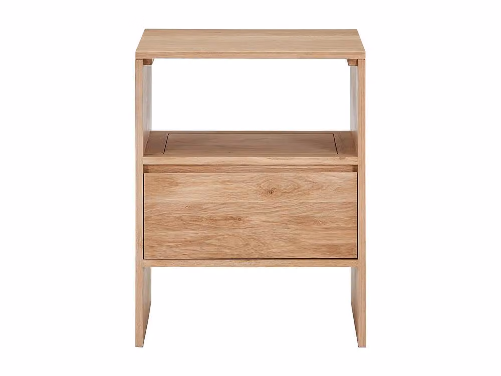 Vente-unique CAVIZO Solid Oak Vanity Unit in Light Oak – 2