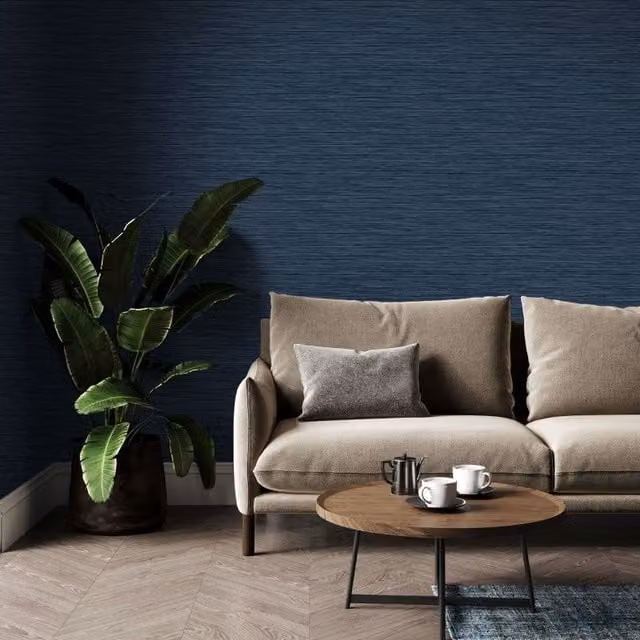 Superfresco Easy Serenity Blue Abstract Textured Wallpaper