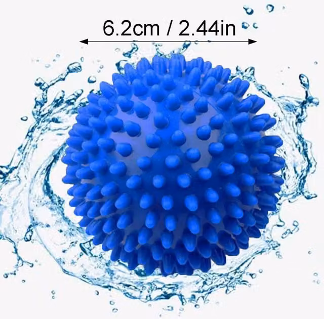 FLAVORA 4-Piece Reusable Tumble Dryer Balls in Blue
