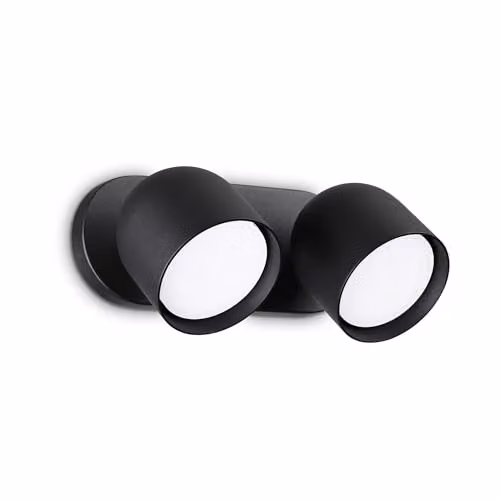 Netlighting Dodo 2 Light Twin Adjustable Ceiling Spotlight, Black