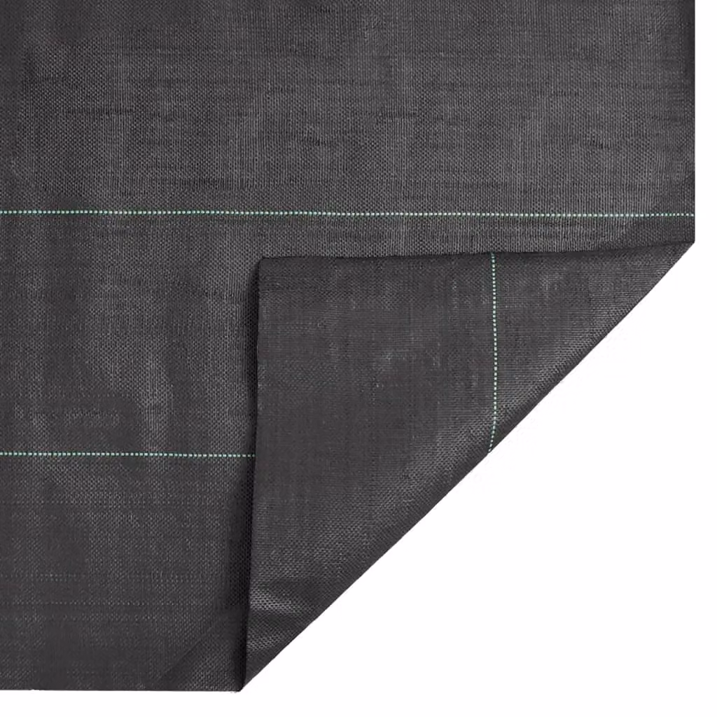 Berkfield Home Black Plastic Weed Membrane 1 x 100 m – 3