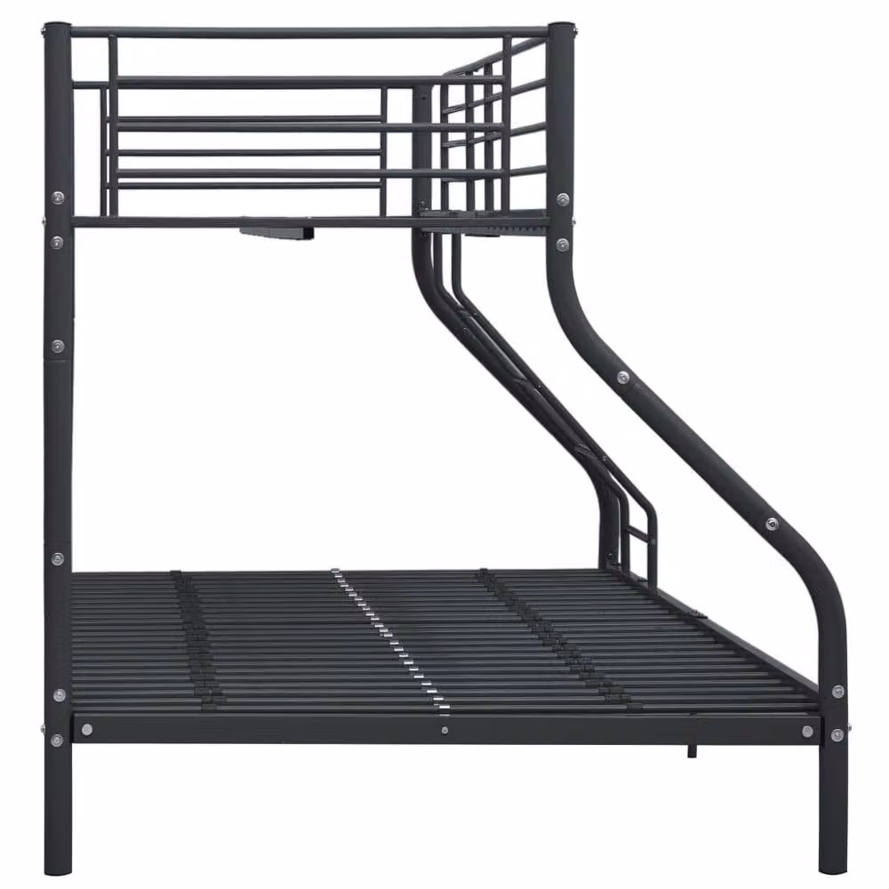Berkfield Home Modern Black Metal Bunk Bed Frame for Children – 2