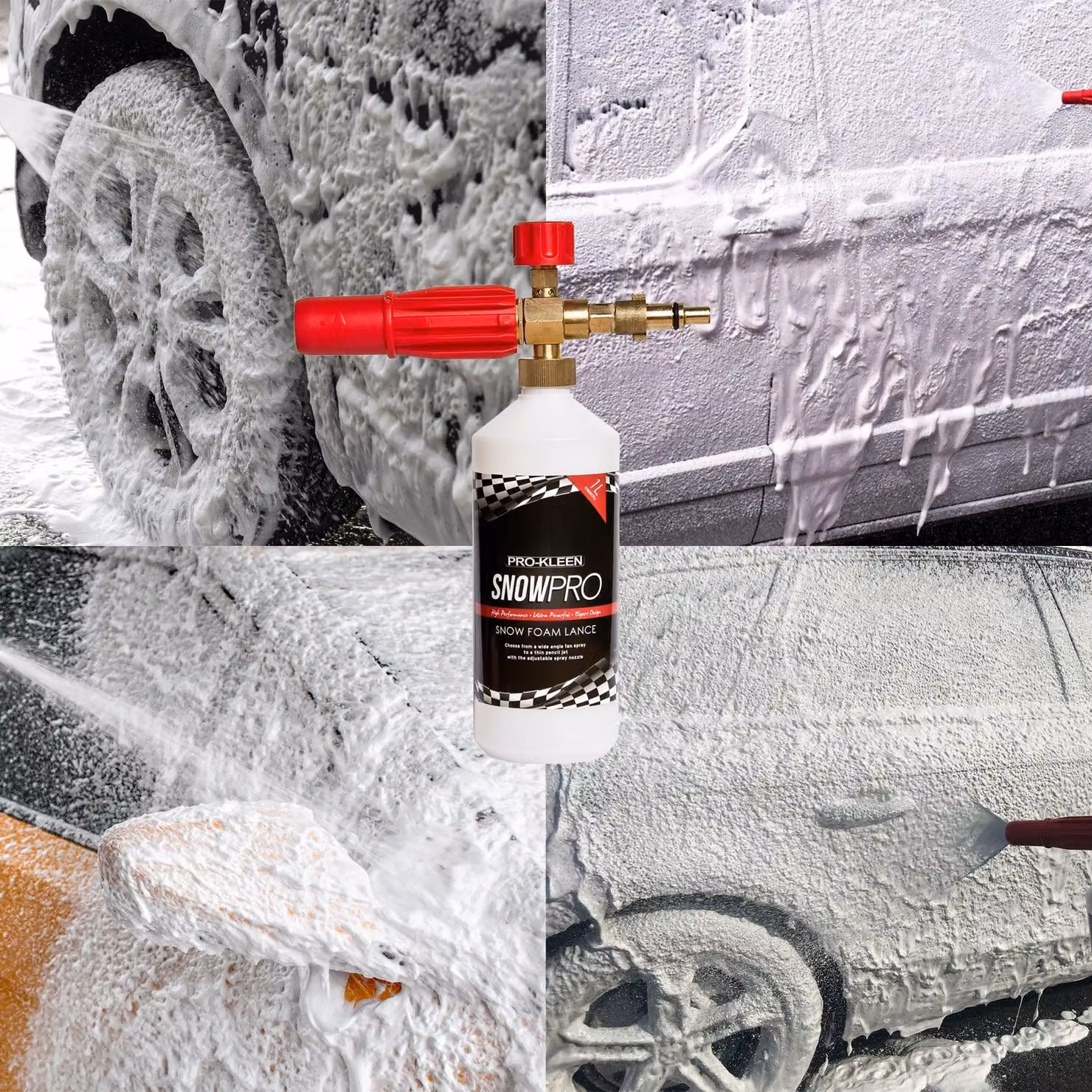 ProKleen Chassis Cleaner and Snow Foam Lance, Nilfisk Compatible, Metallic Silver – 3