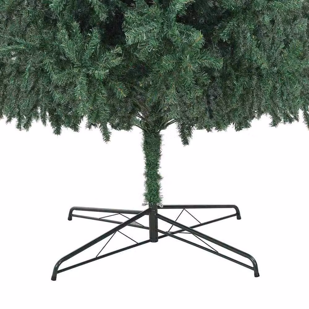 Berkfield Home Green 400 cm PVC Christmas Tree with Decorative String Lights – 4