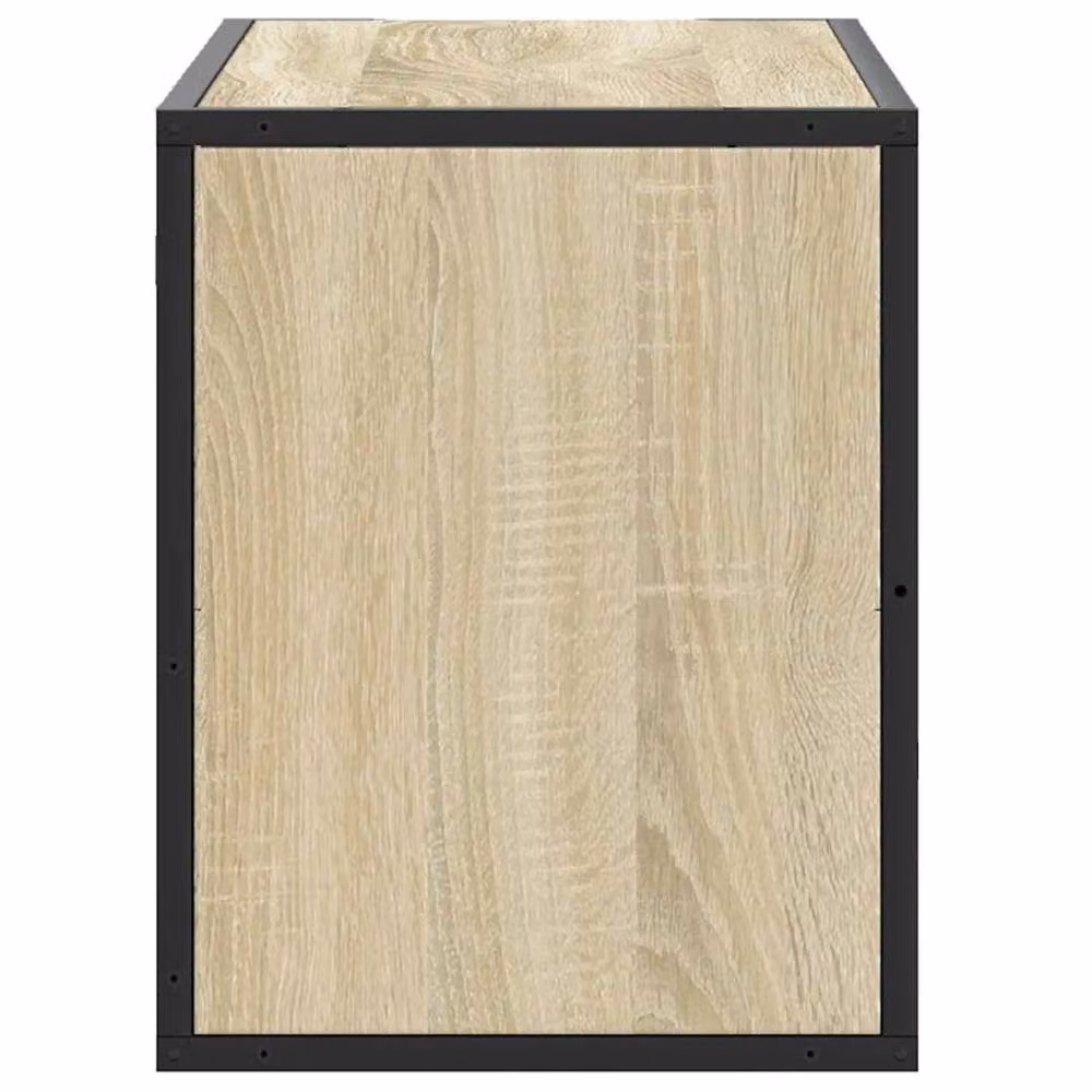 Berkfield Home Sonoma Oak TV Cabinet in Beige, W/D/H: 80 x 31 x 39.5 cm – 4
