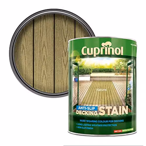 Cuprinol Anti-Slip Decking Stain, Natural, 5 l