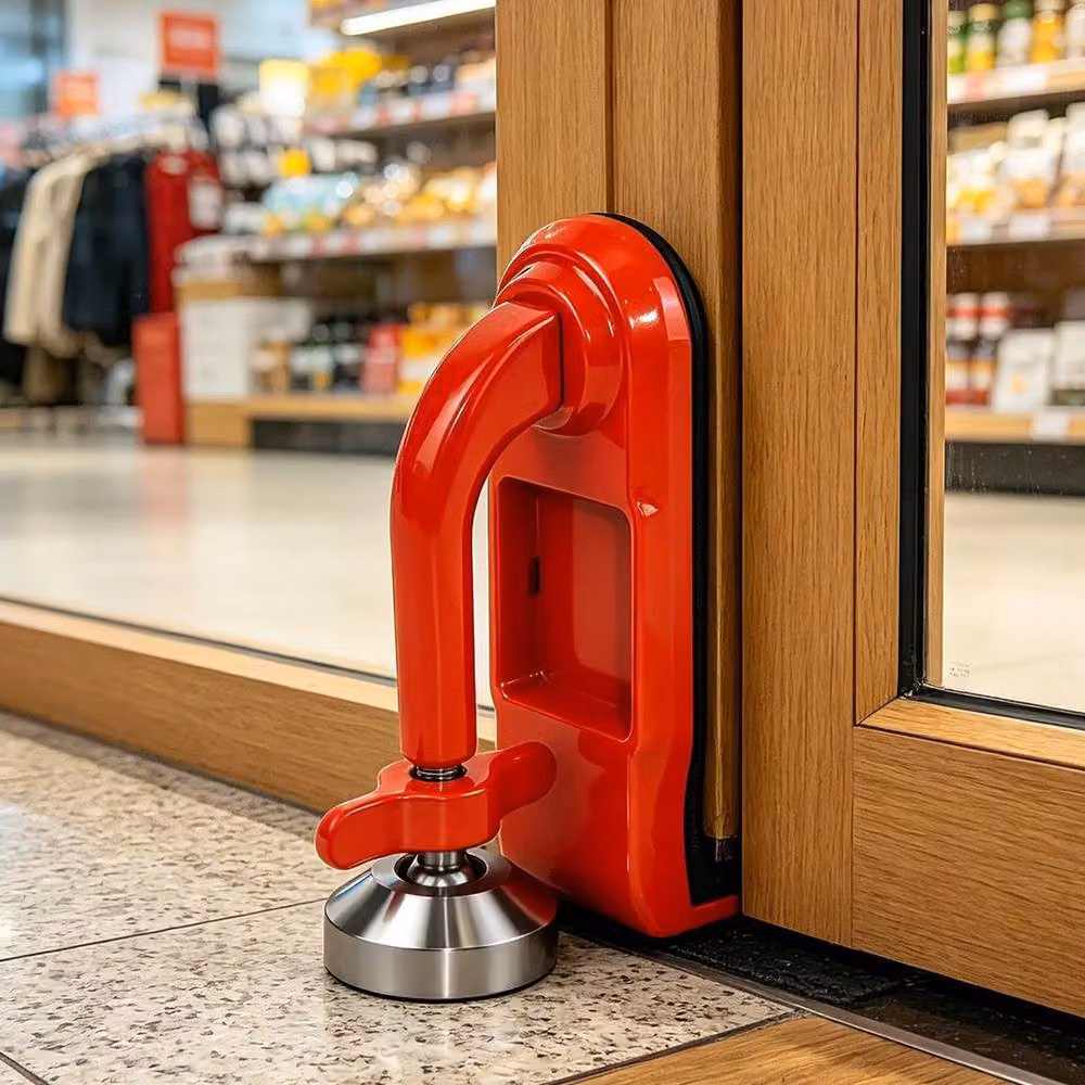 PAWNORA Portable Door Jammer Lock Brace in Red – 5